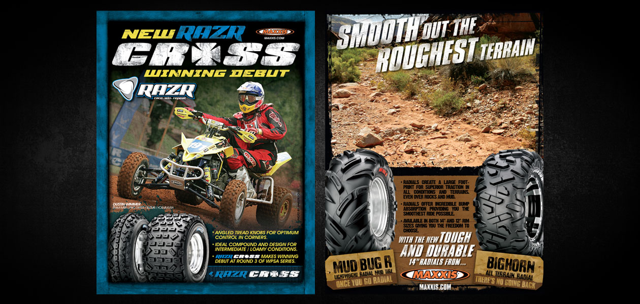 MAXXIS TIRES: Maxxis Tires Magazine Ad Design