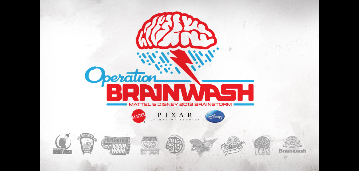 MATTEL: Mattel Operation Brainwash Logo Design