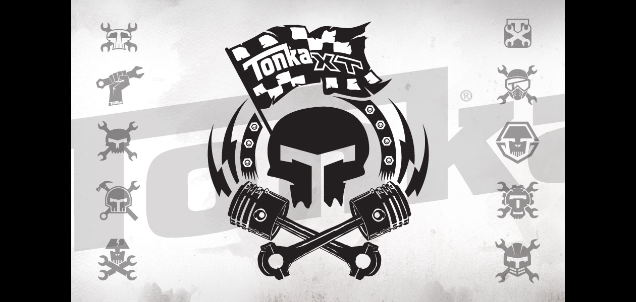 HASBRO: Hasbro Tonka XT Skull Logo