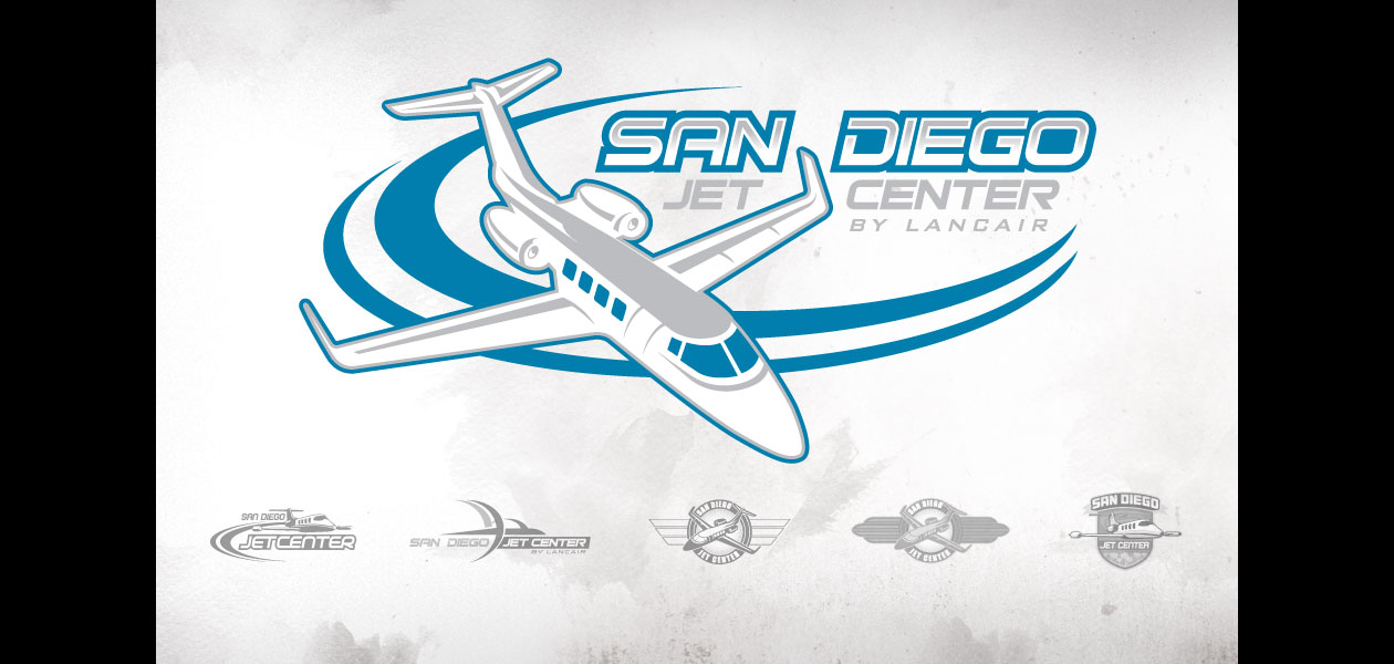 VARIOUS CLIENTS: San Diego Jet Center Logo Design