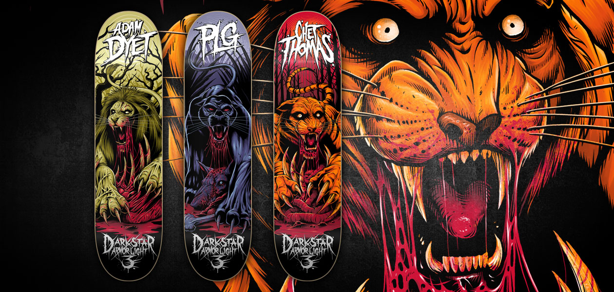 DARKSTAR: Darkstar Big Cat Series Skateboard Graphics