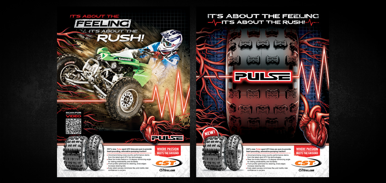 CST TIRES: CST Tires Magazine Ad Design