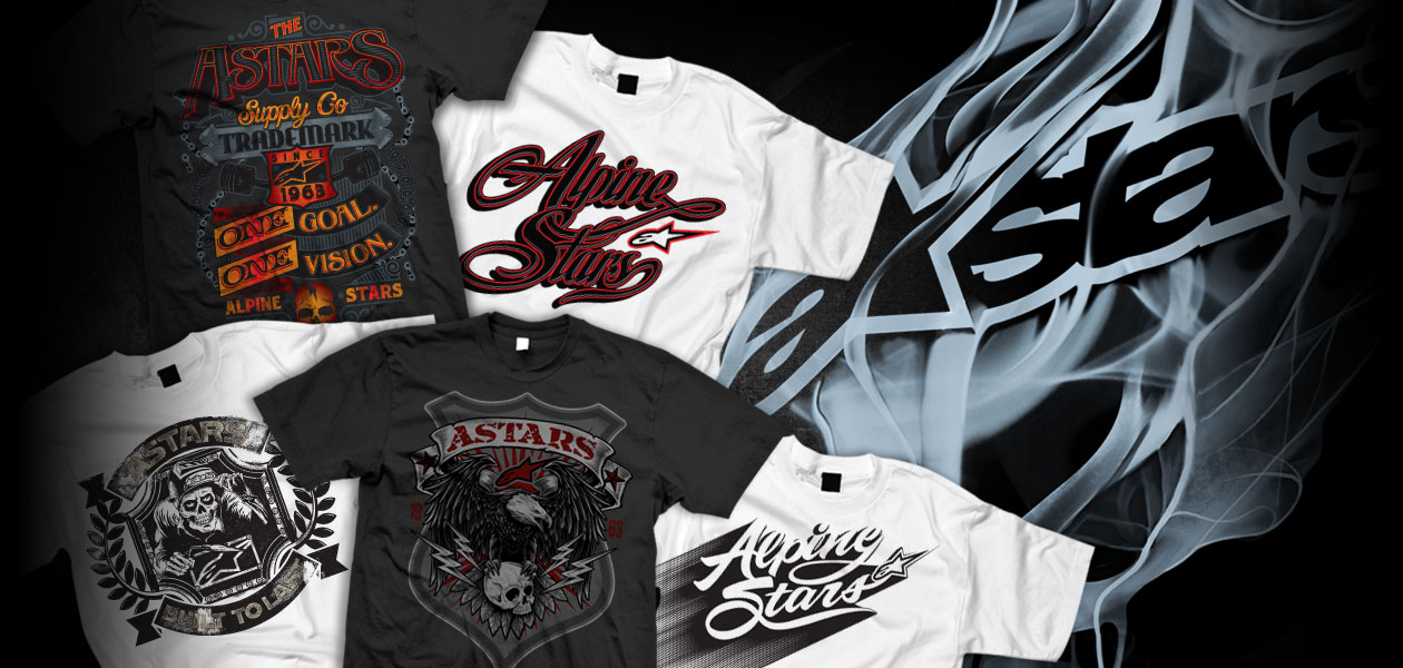 ALPINESTARS: Alpinestars T-shirt Design