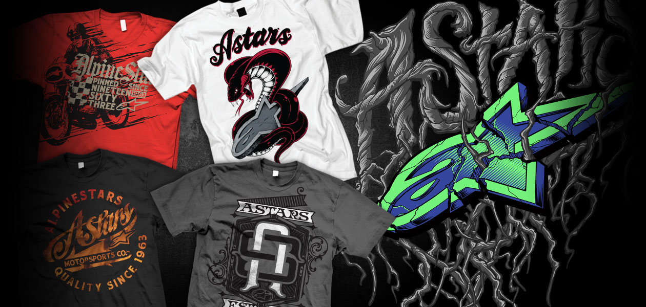 ALPINESTARS: Alpinestars T-shirt Design