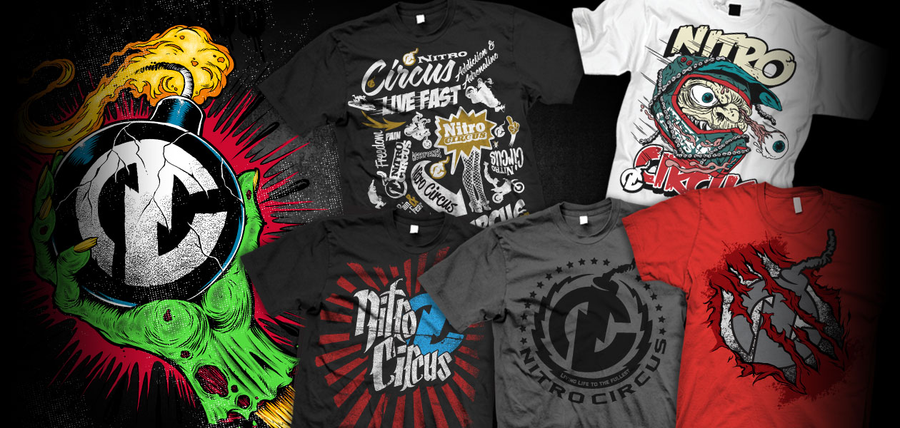 NITRO CIRCUS: Nitro Circus T-Shirt Design