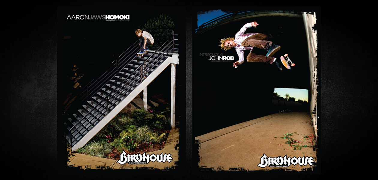 BIRDHOUSE SKATEBOARDS: Birdhouse 2010 Ad Campaign