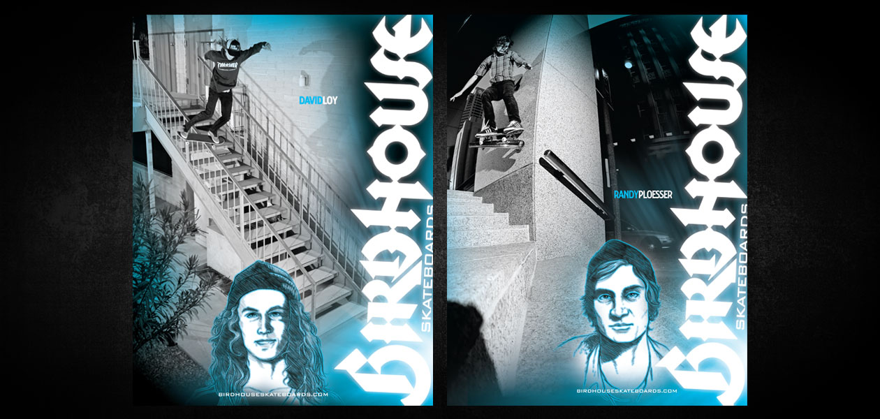 BIRDHOUSE SKATEBOARDS: Birdhouse 2009 Ad Campaign