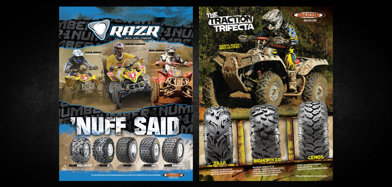MAXXIS TIRES: Maxxis Tires Magazine Ad Design