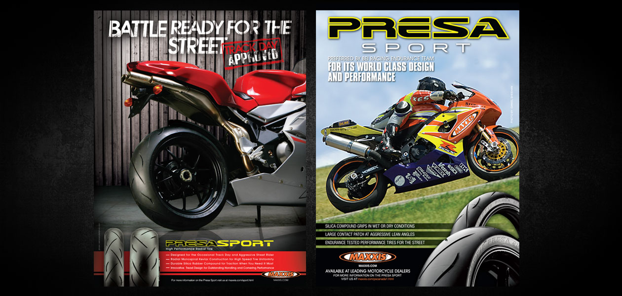 MAXXIS TIRES: Maxxis Tires Magazine Ad Design
