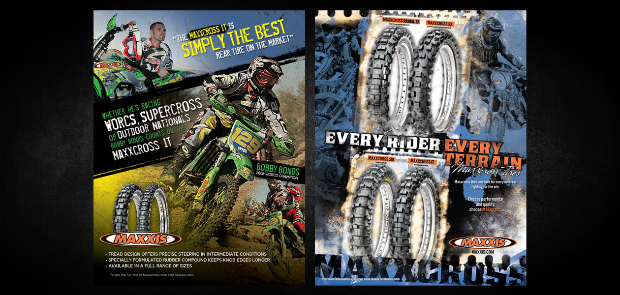 MAXXIS TIRES: Maxxis Tires Magazine Ad Design