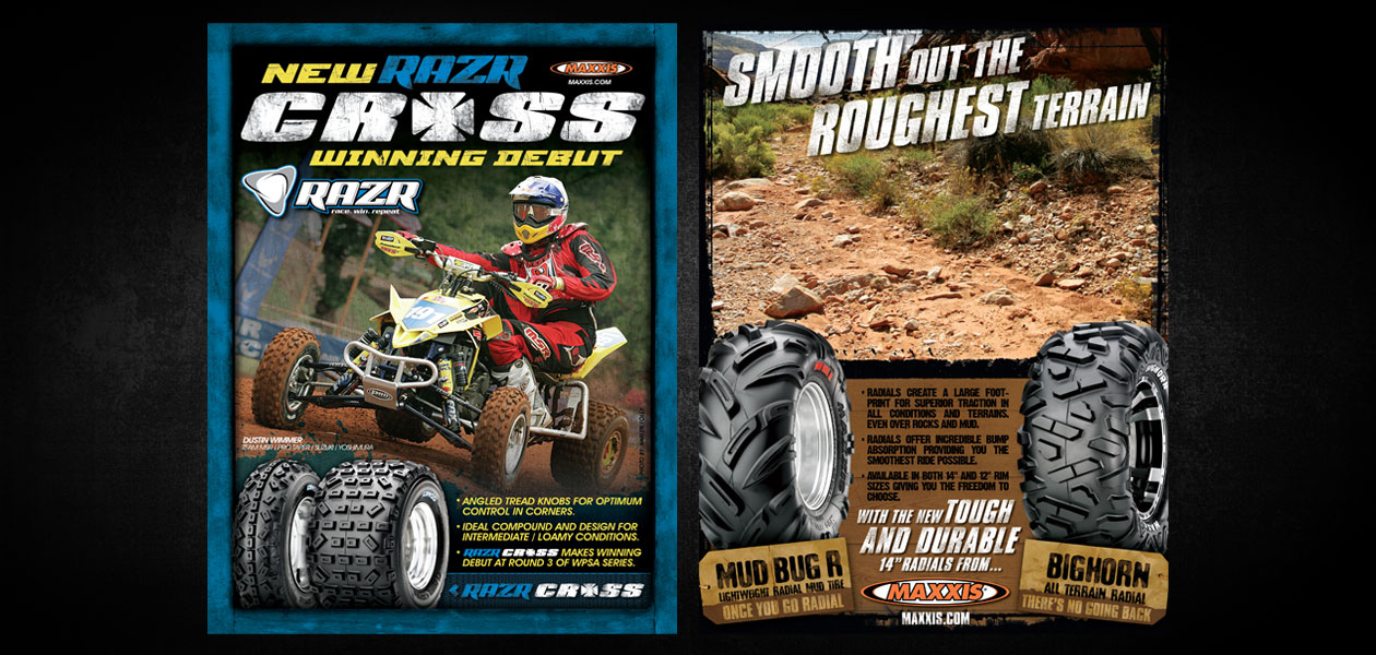 MAXXIS TIRES: Maxxis Tires Magazine Ad Design