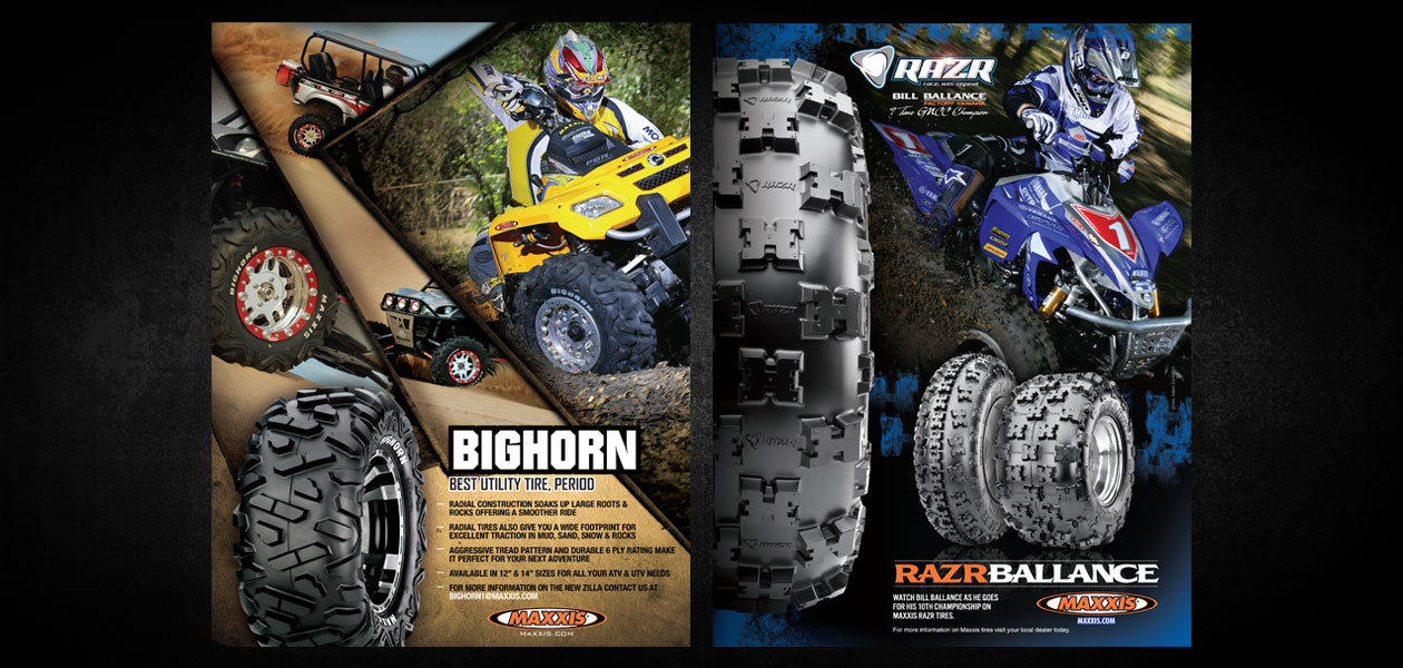 MAXXIS TIRES: Maxxis Tires Magazine Ad Design