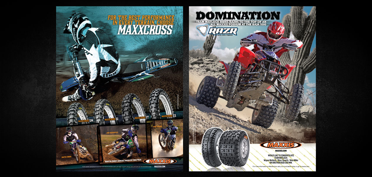MAXXIS TIRES: Maxxis Tires Magazine Ad Design