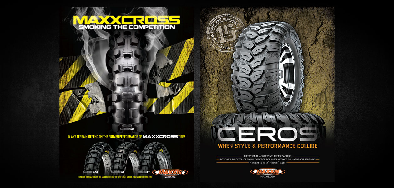 MAXXIS TIRES: Maxxis Tires Magazine Ad Design