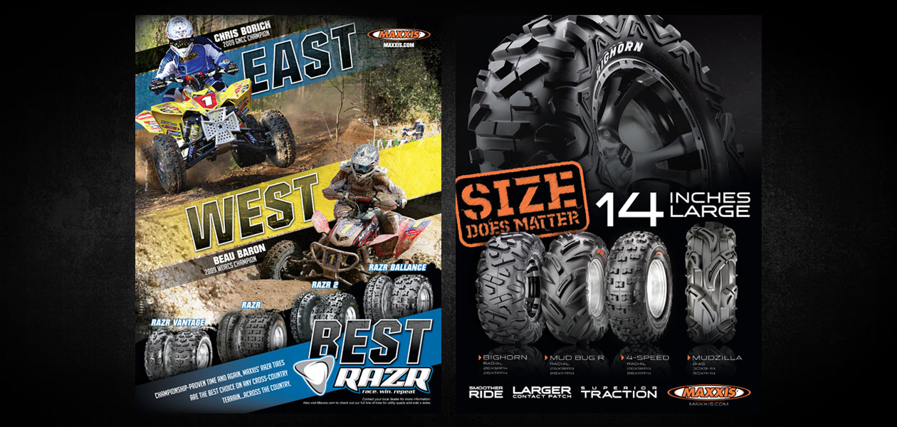 MAXXIS TIRES: Maxxis Tires Magazine Ad Design