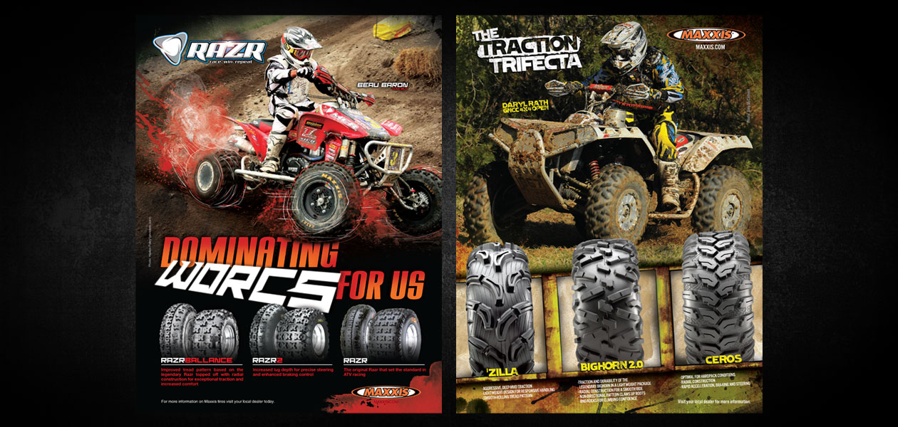 MAXXIS TIRES: Maxxis Tires Magazine Ad Design