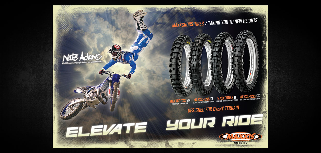 MAXXIS TIRES: Maxxis Tires Magazine Ad Design