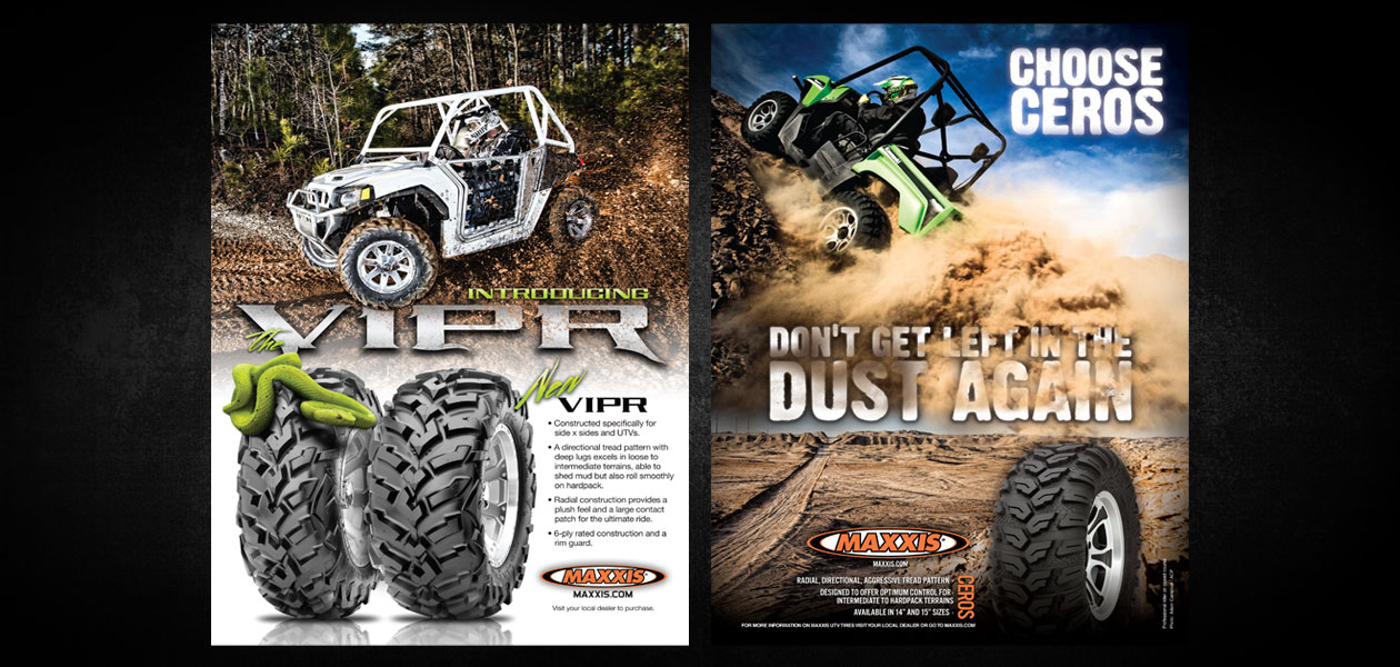 MAXXIS TIRES: Maxxis Tires Magazine Ad Design