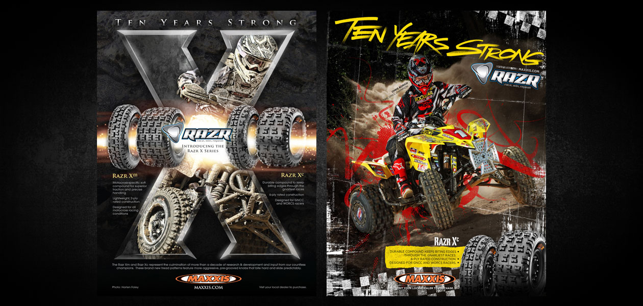 MAXXIS TIRES: Maxxis Tires Magazine Ad Design