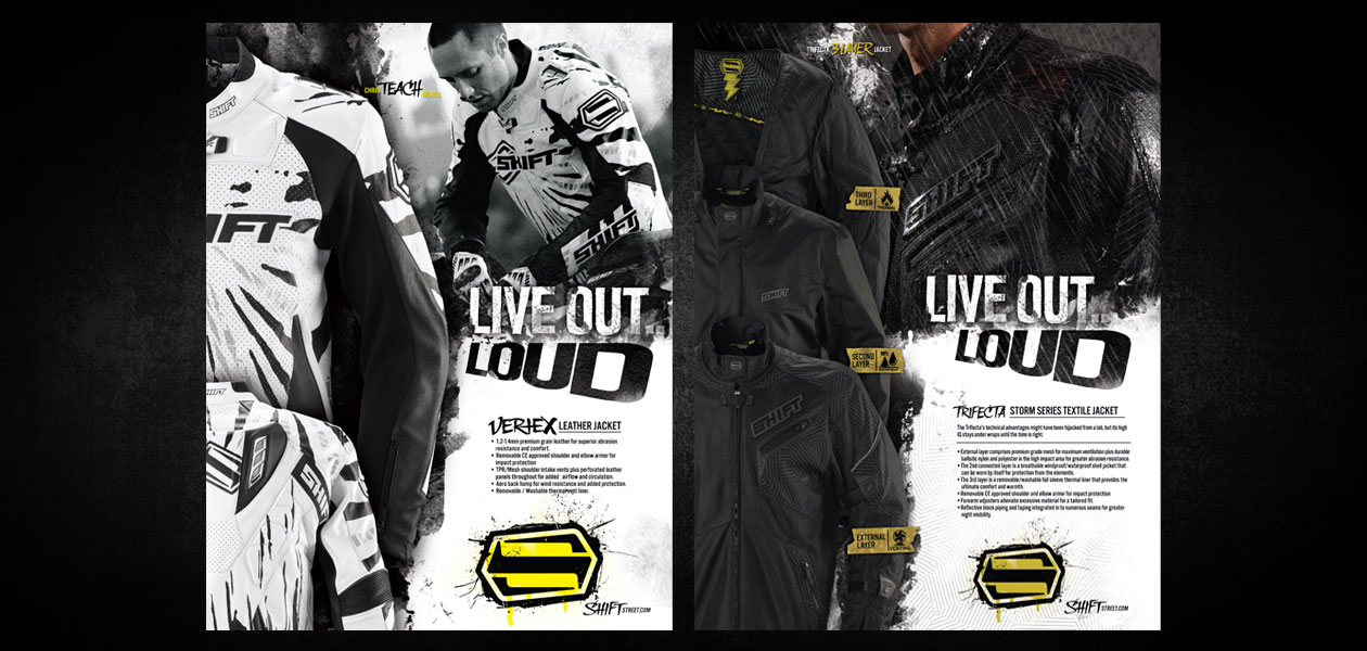 SHIFT MX: Shift Street Bike Magazine Ads