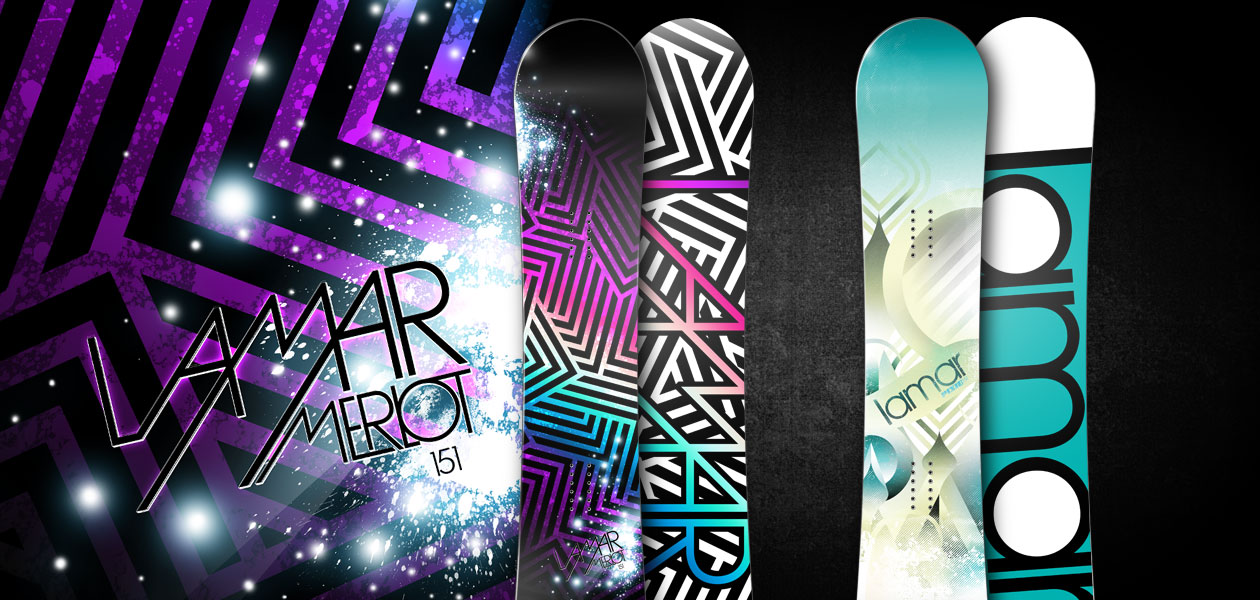 LAMAR SNOWBOARDS: Womens Lamar Snowboard Graphics