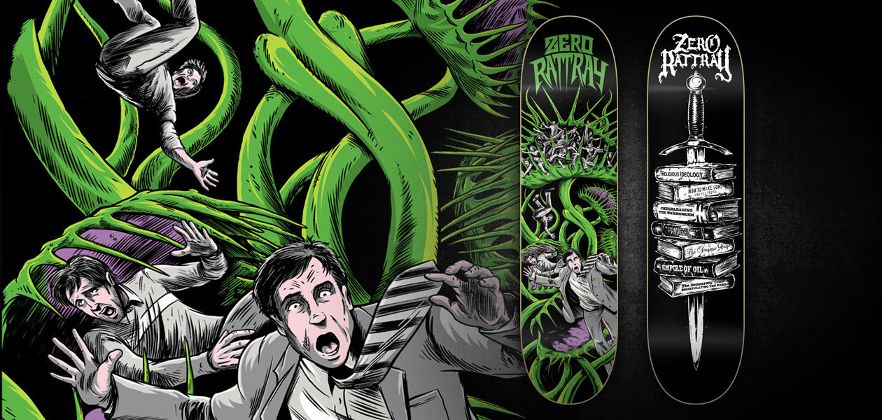 ZERO: Rattray Skateboard Graphics