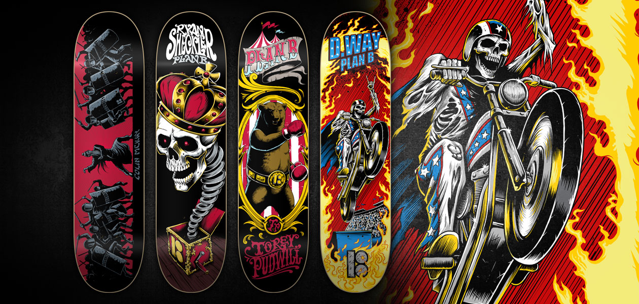 PLAN B: Plan B Skateboard Designs