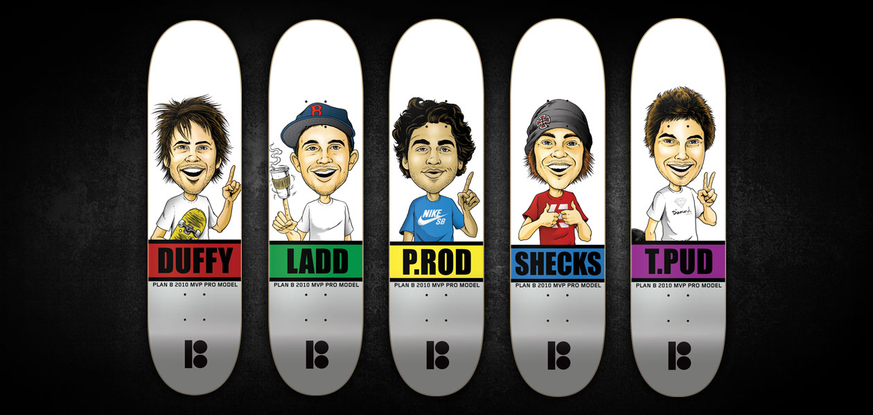 PLAN B: Plan B MVP Series Skateboard Graphics