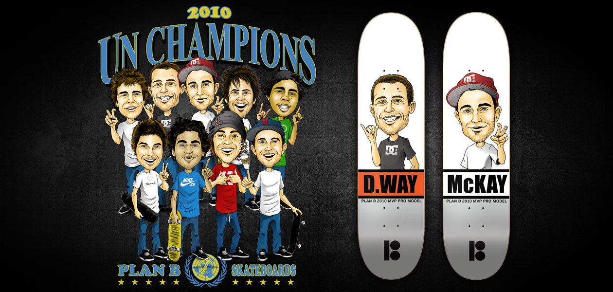 PLAN B: Plan B MVP Series Skateboard Graphics