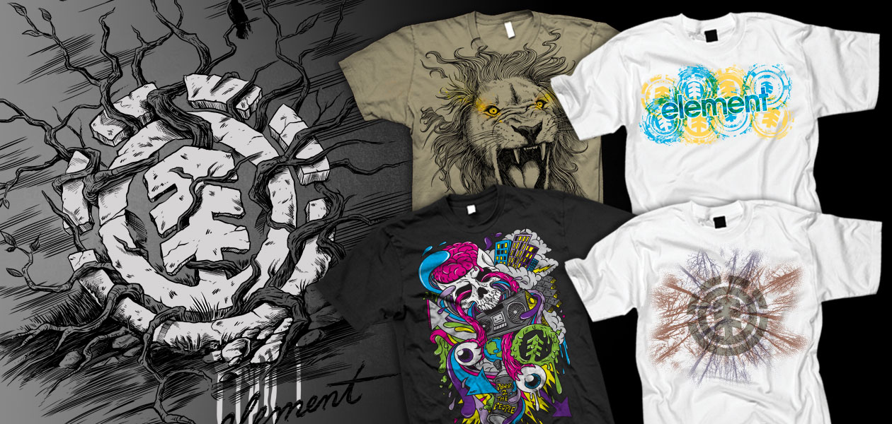 ELEMENT SKATEBOARDS: Element Skateboards T-Shirt Designs