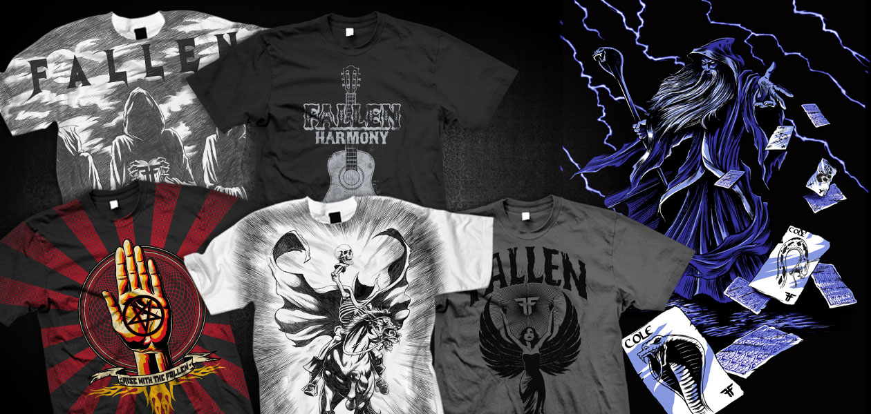 FALLEN: Fallen Shoes T-Shirt Designs