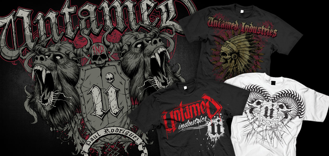 UNTAMED INDUSTRIES: Untamed Industries T-Shirt Designs