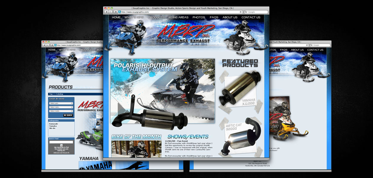 VARIOUS CLIENTS: MBRP - SNOWMOBILE