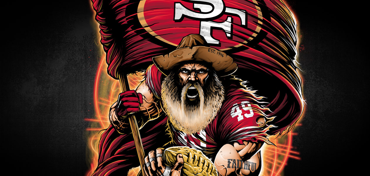 NIKE: Nike 49ers Illustration