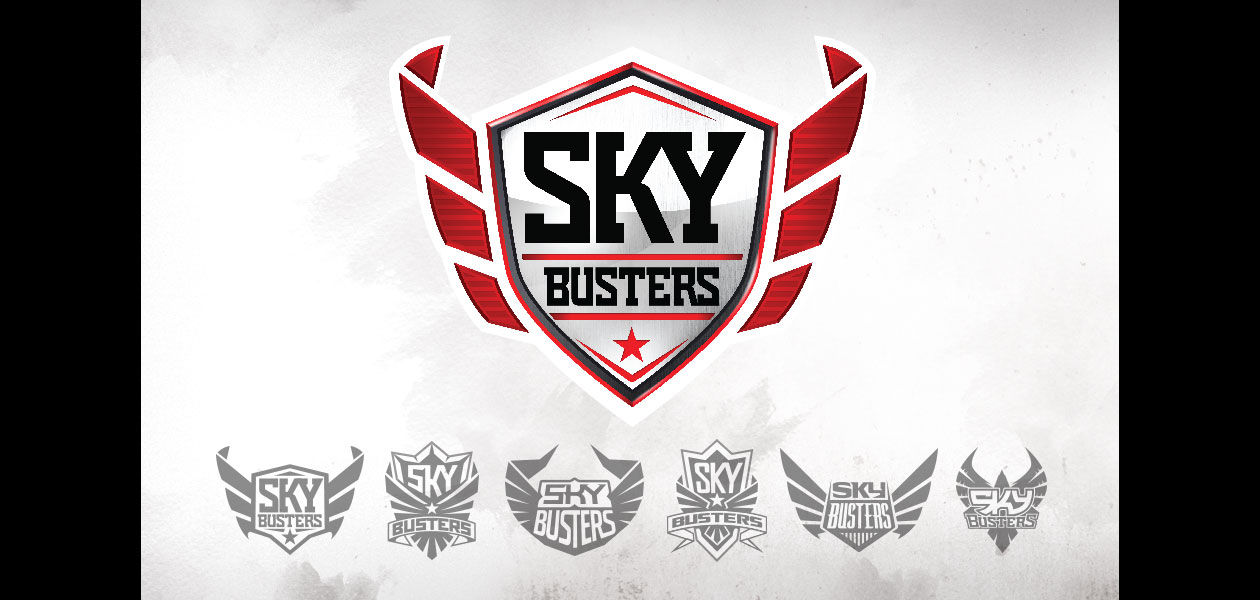 MATTEL: Sky Busters Logo Design
